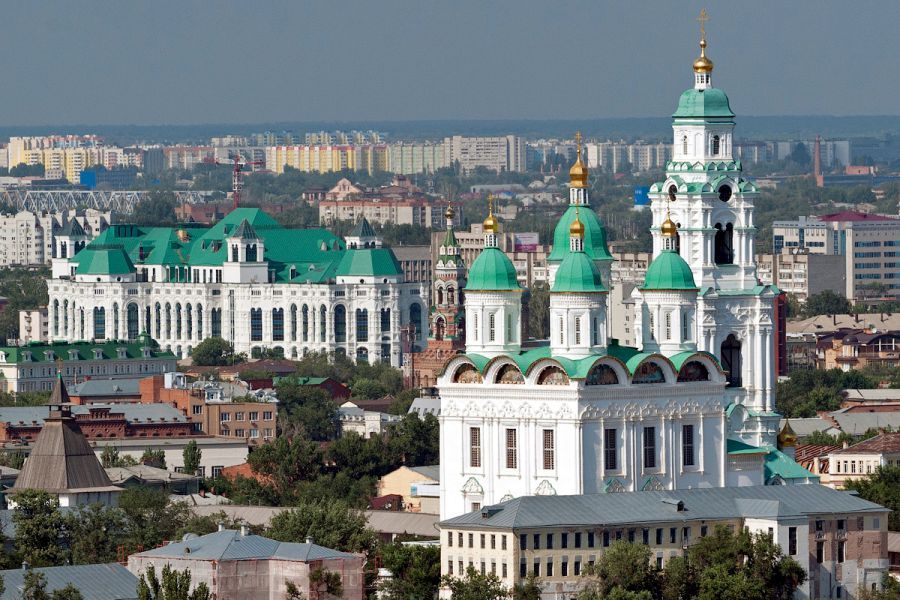 Часы на колокольне Астраханского кремля снова пошли