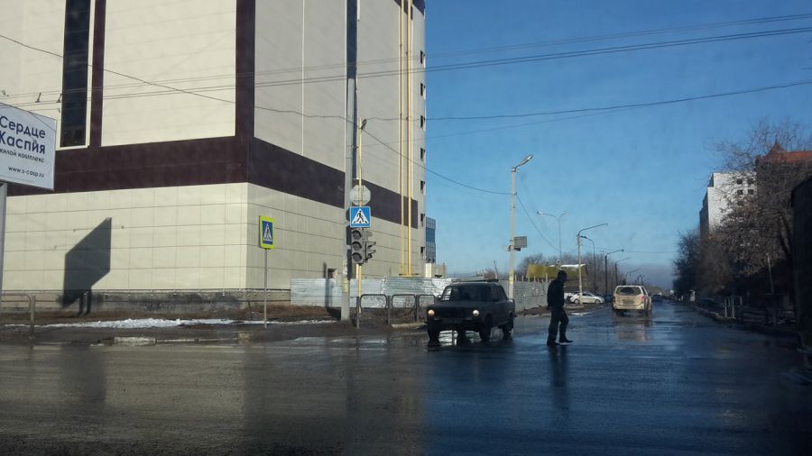 В центре Астрахани не работают светофоры