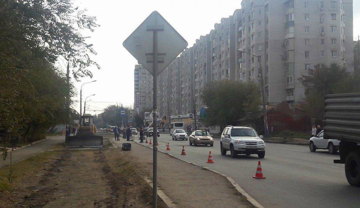 В Астрахани расширяют улицу Софьи Перовской