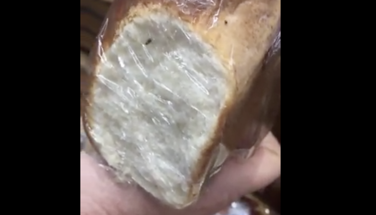 В Астрахани продавали хлеб с мошками