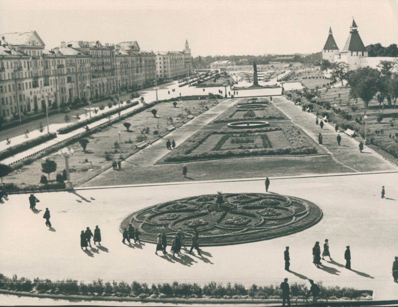 Астрахань площадь Ленина 80 годы