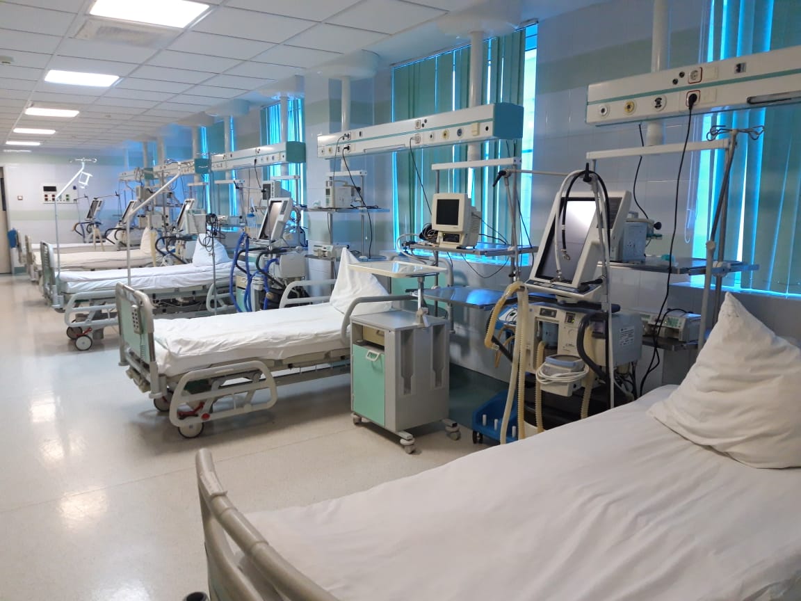 Госпиталь в Икрянинском районе переполнен пациентами с коронавирусом