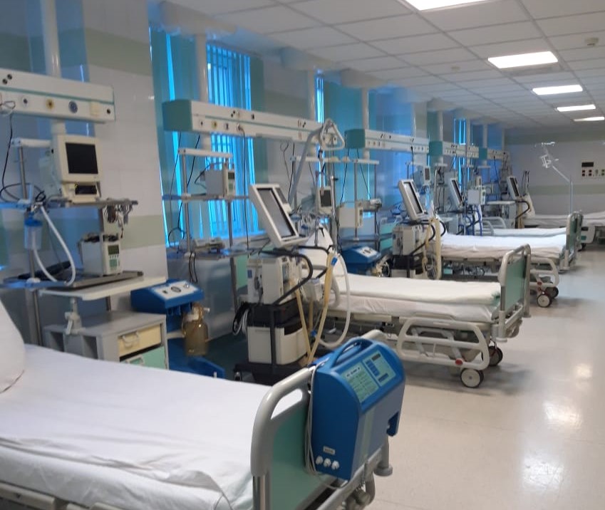 В Астраханской области заработал второй ковид госпиталь, построенный военными