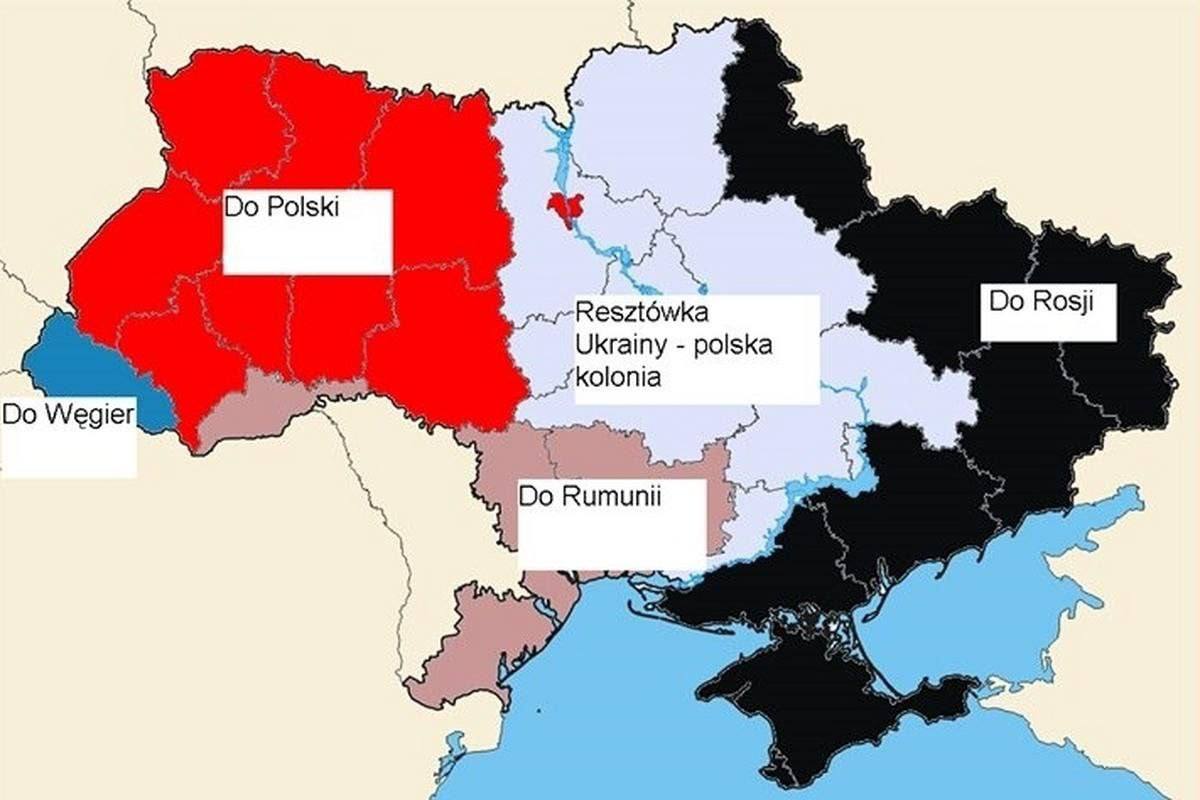 В сети появились планы по разделу Украины