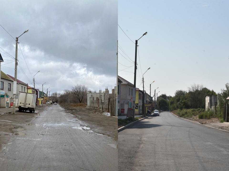 В Астрахани отремонтировали ужасную дорогу