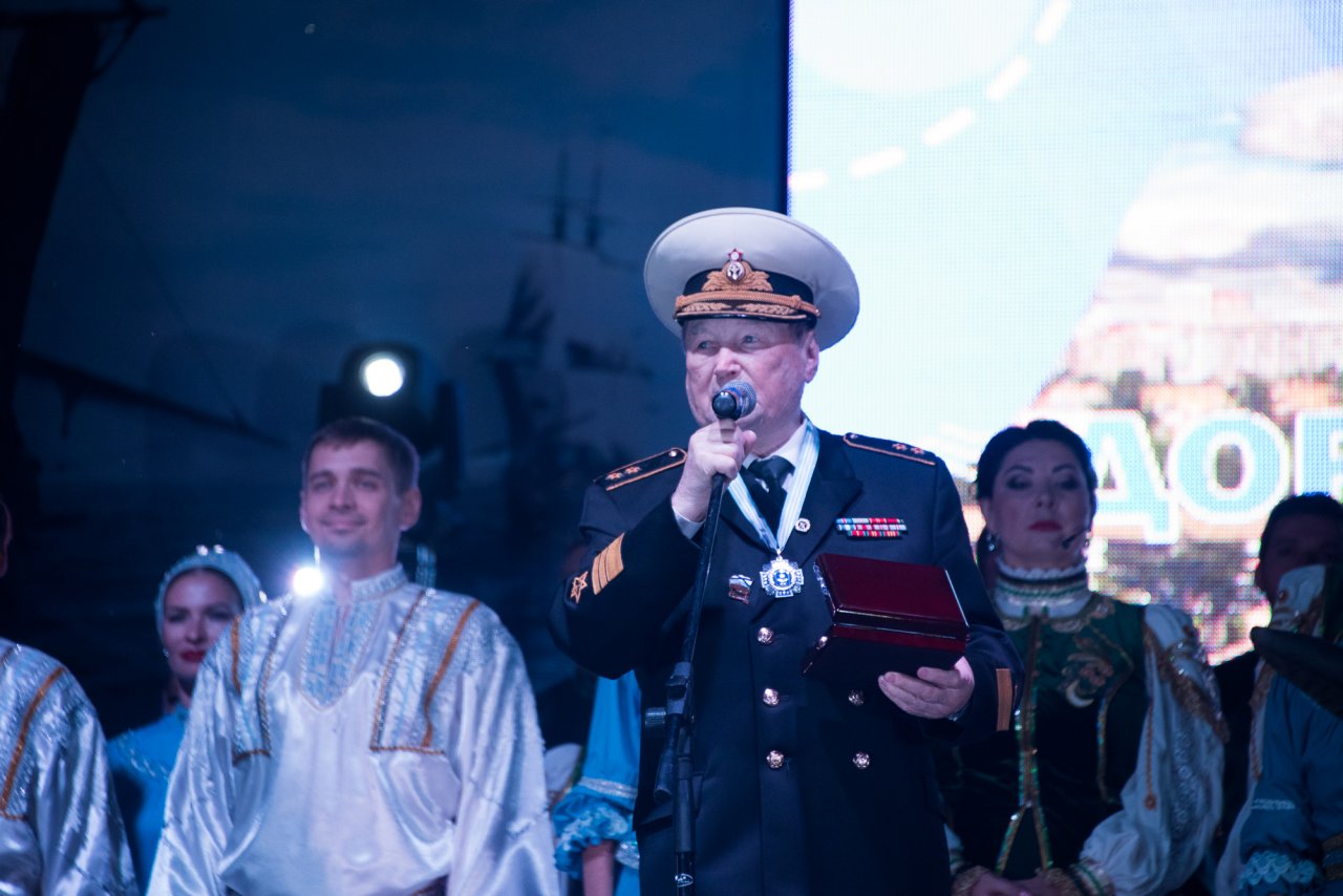 почетный командующий Каспийской флотилией Борис Зинин