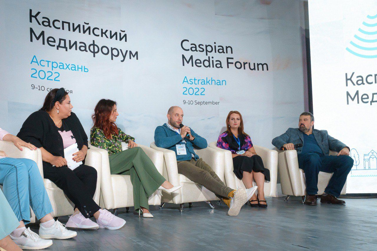 Площадка АГУ на VII Каспийском медиафоруме стала центром дискуссий о креативных индустриях