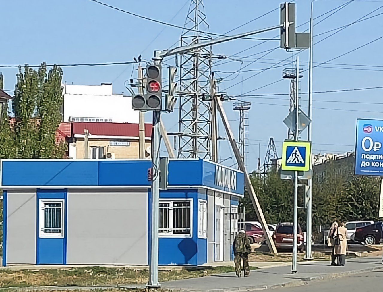 Светофор на перекрестке Куликова и Бориса Алексеева заработал