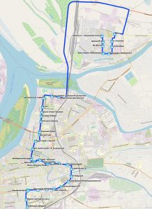 Схема автобусного маршрута М2
