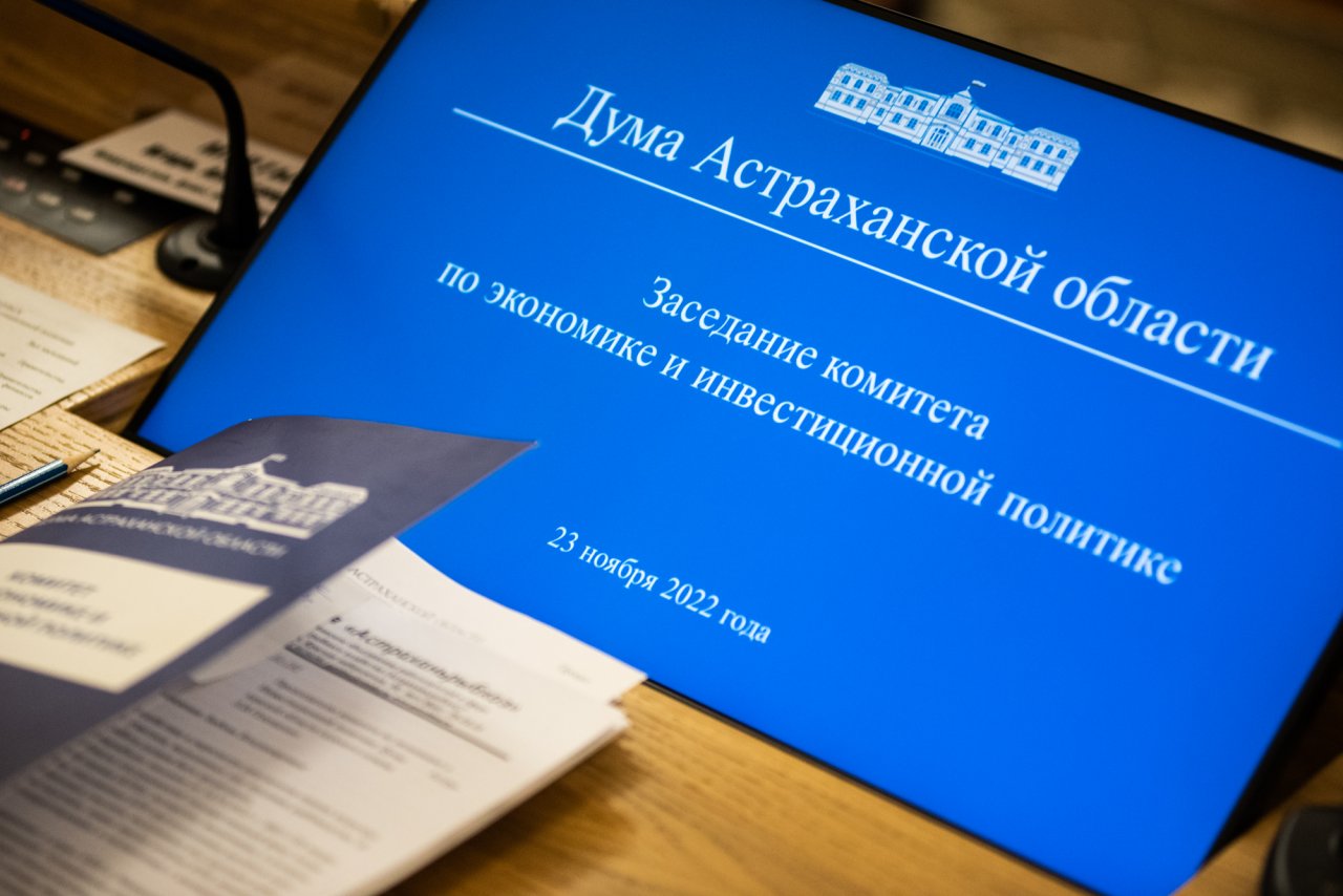 Министр озвучил депутатам прогноз экономического развития Астраханской области