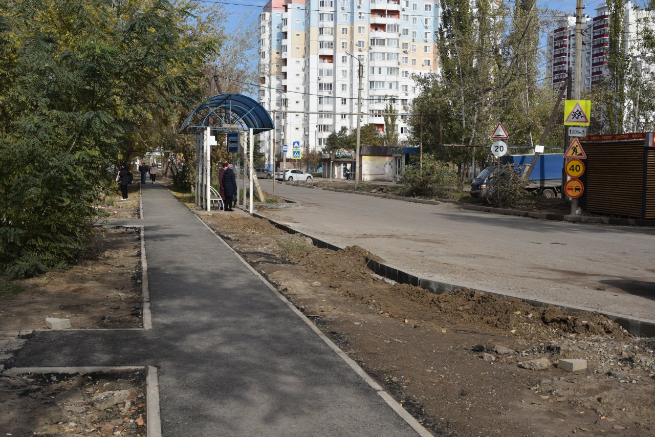 Улица Жилая в микрорайоне Бабаевского почти готова