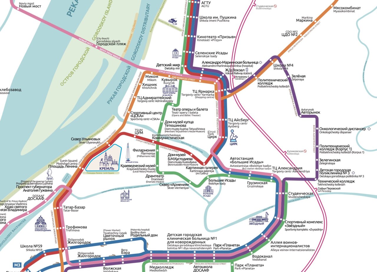 Горький схема городского транспорта
