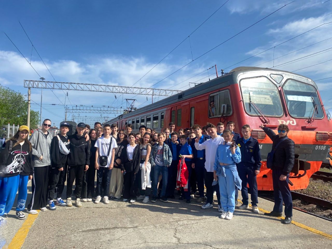 Первая с начала года экскурсионная поездка на пригородном поезде состоялась в Астрахани