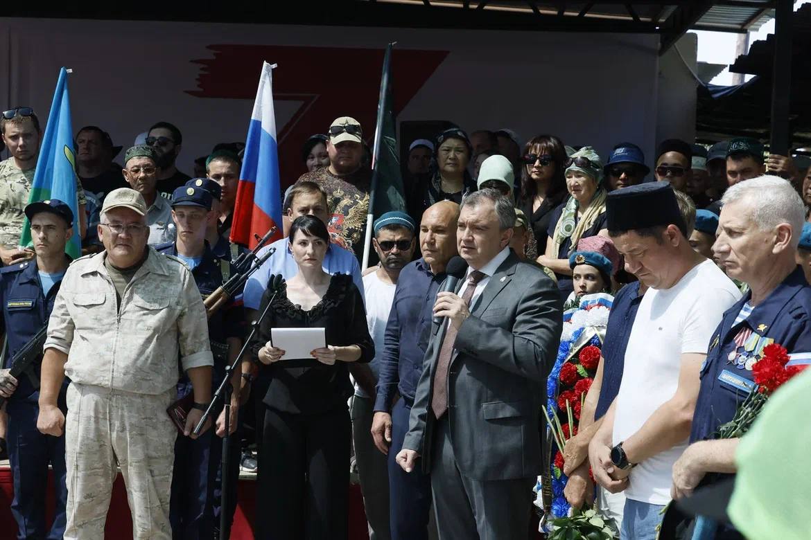 В Астраханской области простились с земляком, погибшим на СВО | 07.08.2023  | Астрахань - БезФормата