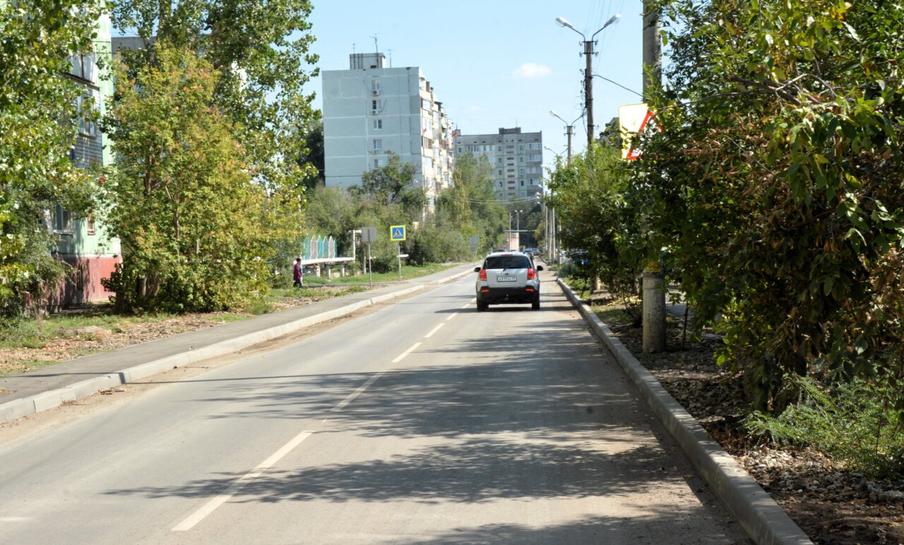В Астрахани завершили ремонт еще одной улицы