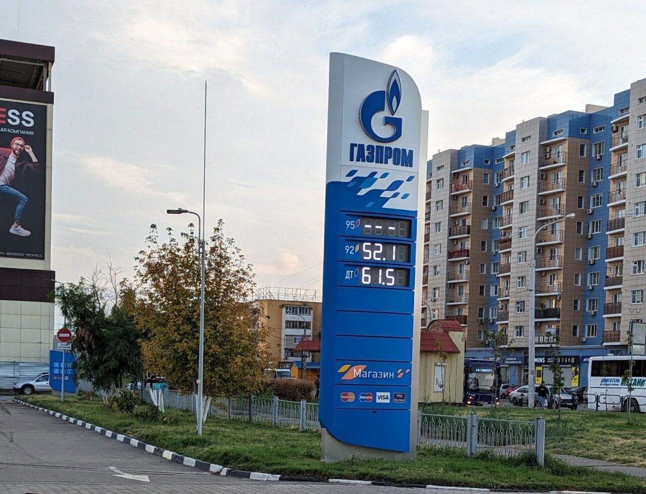 На заправки «Газпром» в Астрахани вернулось дизельное топливо