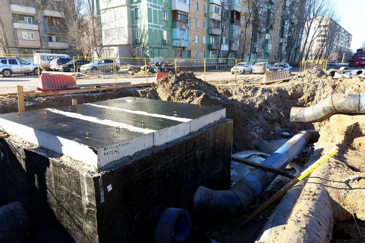 На улице Ахшарумова скоро заработает новая канализация