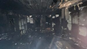 При пожаре в астраханском общежитии пострадали дети