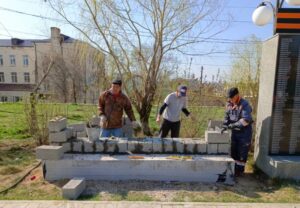 В Астраханской области устанавливают новую стелу