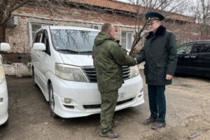 Конфискованную в Астрахани «Тойоту» с абхазскими номерами отправили на СВО