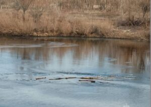 На севере области астраханец ушел под лед