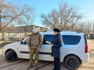 Автомобиль астраханского любителя пьяной езды уехал на СВО