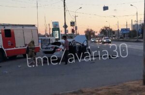 На улице Софьи Перовской взорвался автомобиль