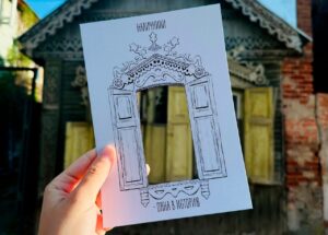В Астрахани создали первую коллекцию сувениров с резными наличниками из старинных домов
