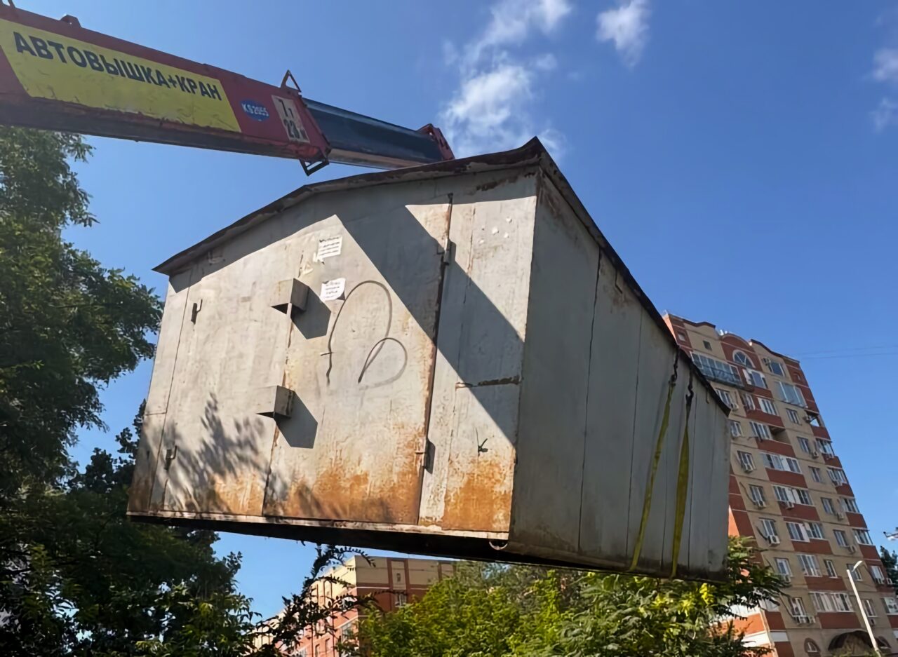 Вывоз металлического гаража
