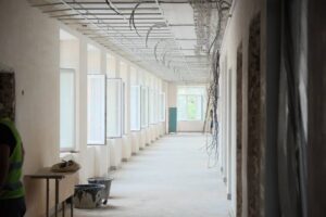 В Астрахани ремонтируют здание колледжа, которому больше 50 лет