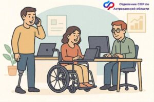 Отделение СФР по Астраханской области возмещает работодателям расходы на оборудование рабочих мест для граждан с инвалидностью