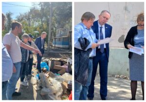 В астраханском микрорайоне предприниматели не заключили договоры на вывоз мусора