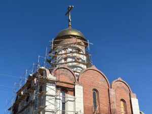 Как сейчас выглядит строящийся в Астрахани новый храм