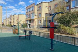 В крупном астраханском селе благодаря «Инициативному бюджетированию» появилась спортплощадка