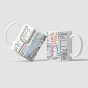 В Астрахани выпустили кружку с автобусными маршрутами города