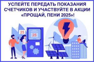 Успей передать показания электросчетчика 25 ноября
