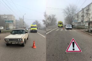 На пешеходном переходе в Астрахани сбили мальчика на самокате