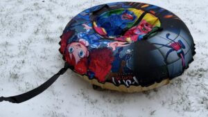 Из-за снега в Астрахани очереди за санками и ватрушками