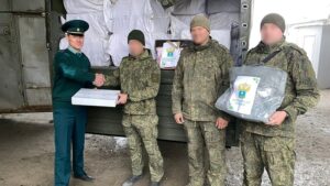 Астраханская таможня передала бойцам СВО конфискованного текстиля на 17 млн рублей
