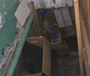 В Астрахани жители затопленного дома с плесенью боятся, что он не выдержит