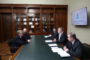 Игорь Бабушкин встретился с новым руководителем астраханского филиала Морского регистра