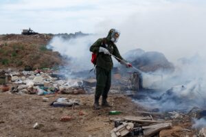 Под Астраханью выставили на продажу огромный мусорный полигон