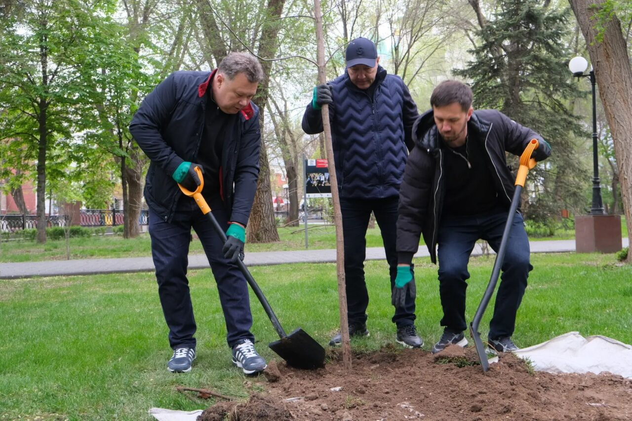 В Астрахани прошел масштабный субботник: где убирали мусор и высаживали деревья