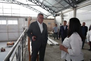 Игорь Бабушкин проверил, как идет капремонт политехнического колледжа