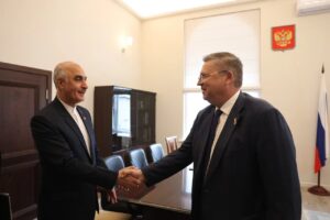 Денис Афанасьев встретился с Генеральным консулом Ирана в Астрахани
