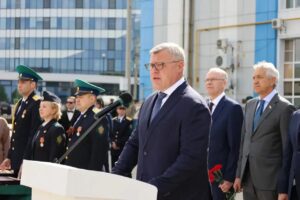 Игорь Бабушкин поздравил астраханских пограничников с праздником