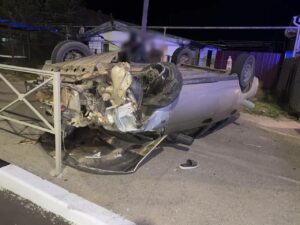 Бывший муж угнал автомобиль астраханки, перевернул его и лег в больницу