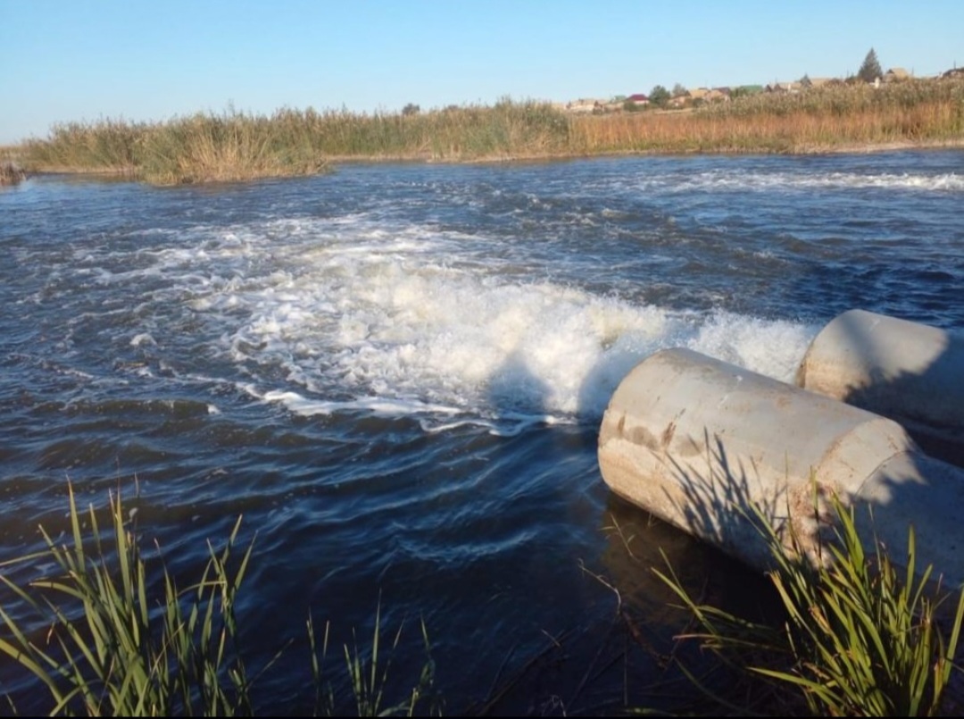 В Астраханской области начали подкачку воды в ильмени