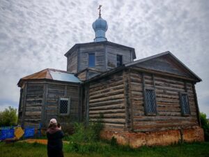 В Астраханской области начали восстанавливать уникальный деревянный храм