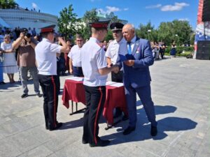 В Астраханском кремле состоялся XV выпуск суворовского училища МВД